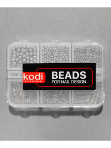 Beads for Nail Design (color: light gray)